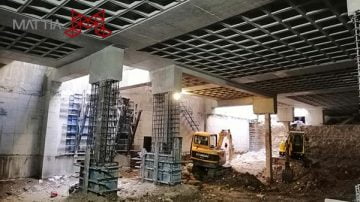 طراحی و اجرای سازه با روش بالا به پایین | Top-Down construction