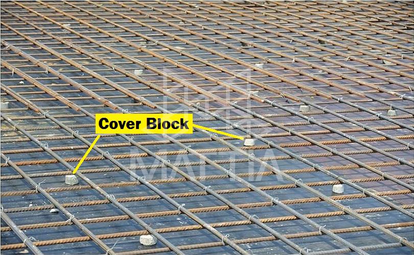 دلیل استفاده از لقمه بتن اسپیسر بتن بلوک پوشش Cover Block چیست؟ انواع بلوک های پوششی یا لقمه بتن و اسپیسر بتن چرا از لقمه گذاری در تقویت سازه بتنی استفاده می شود؟ نکات مهم در استفاده