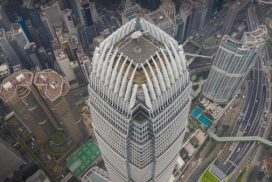 معرفی بزرگ‌ترین پروژه‌های اجراشده به روش تاپ‌داون در سراسر دنیا مرکز تجارت بین‌الملل هنگ‌کنگ-  هنگ‌کنگ